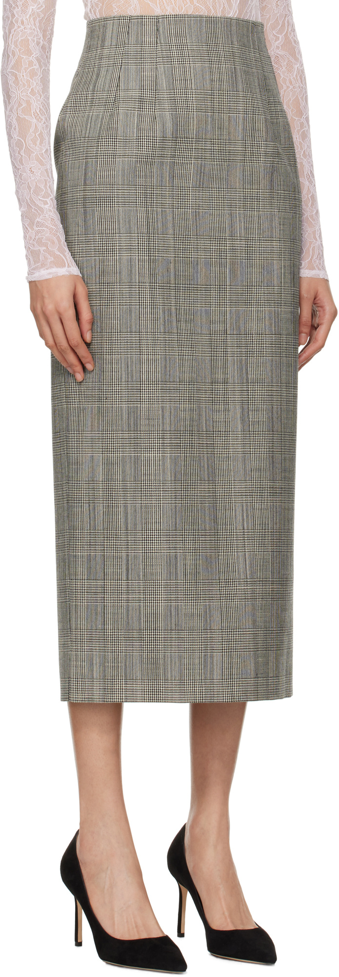 Wardrobe.nyc Contour Midi Skirt