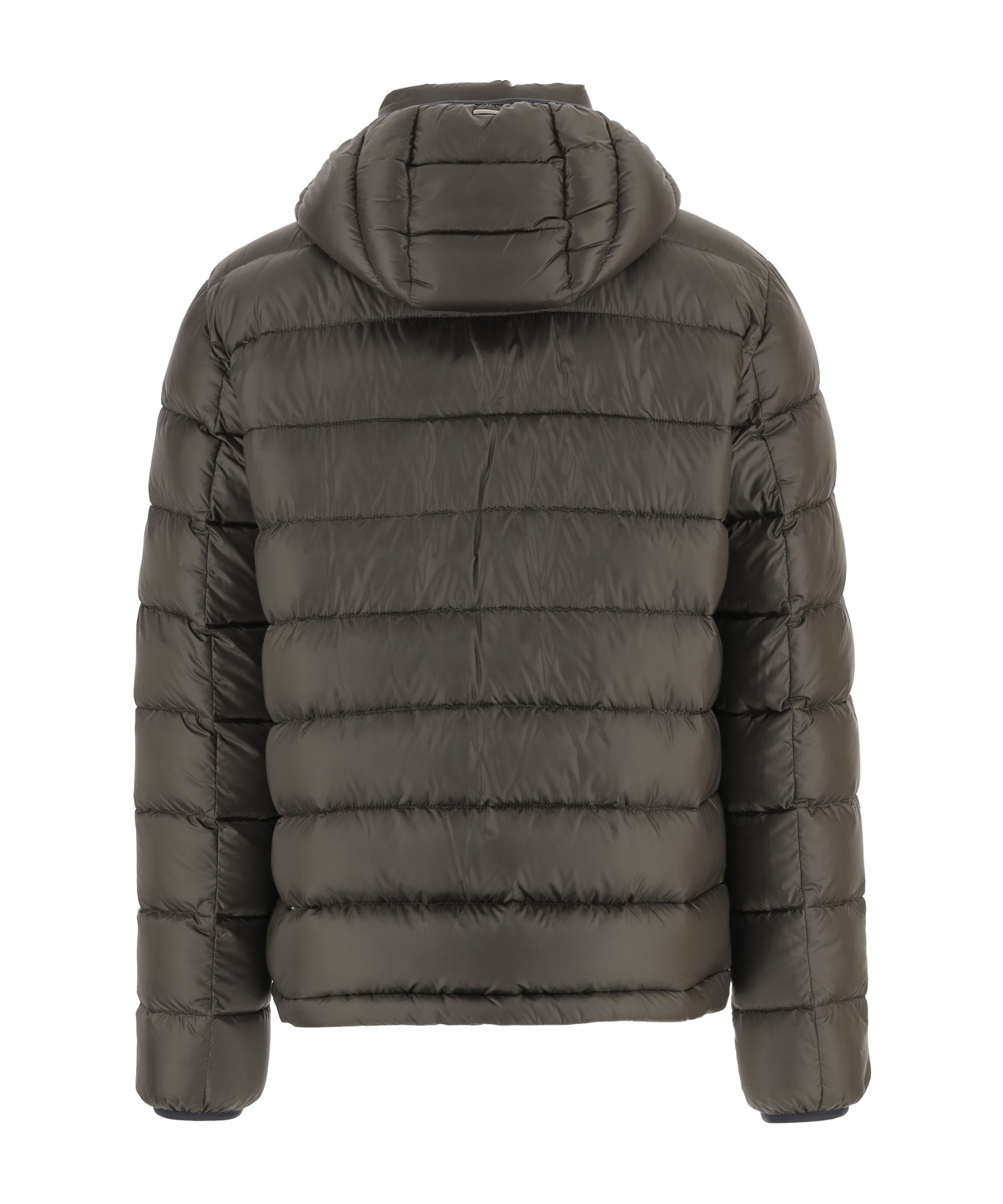 Herno Long-sleeved Cotton Jacket In Green