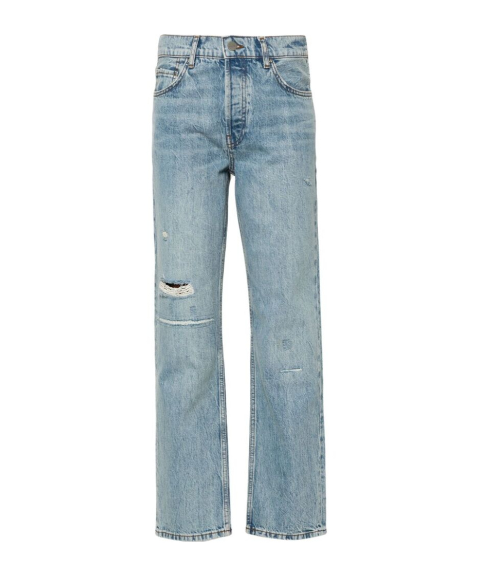 ANINE BING BENSON HIGH-RISE STRAIGHT-LEG JEANS