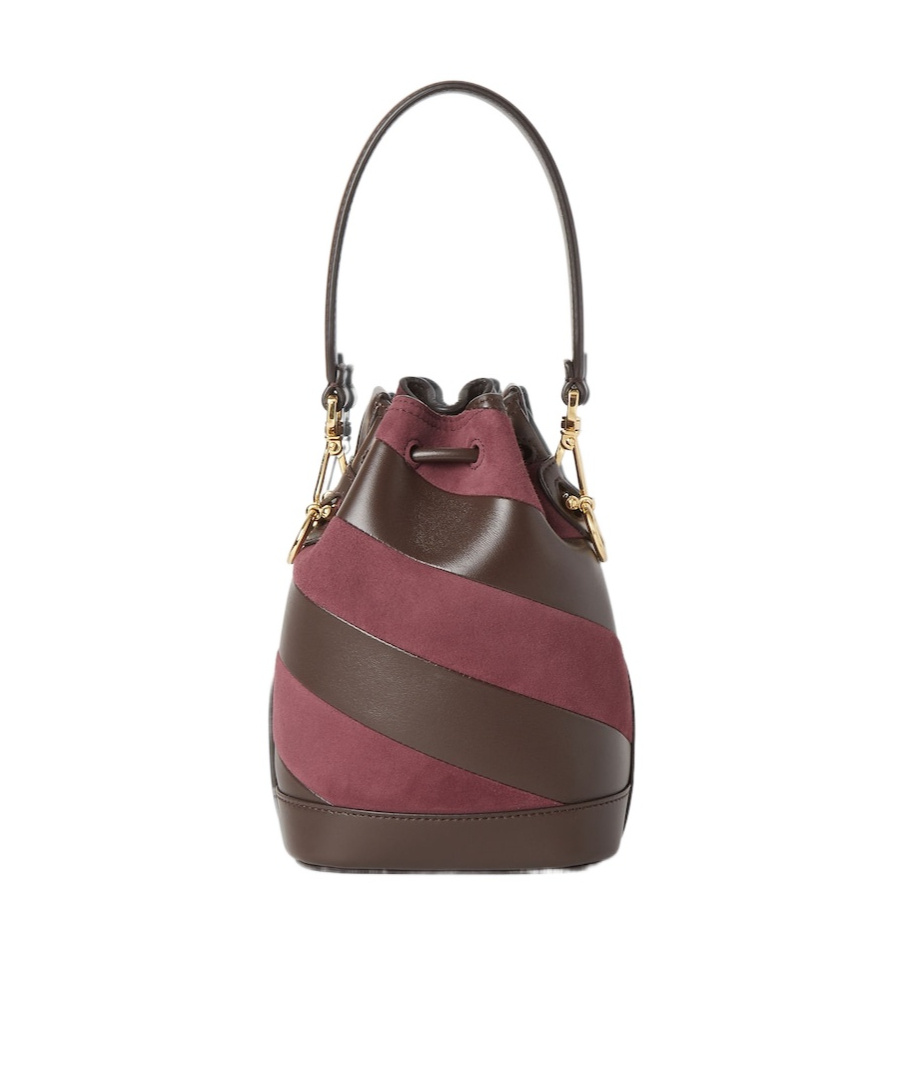 Fendi Mon Tresor Mini Sac En Cuir Et Daim Avec Tressage Bicolore In Multi