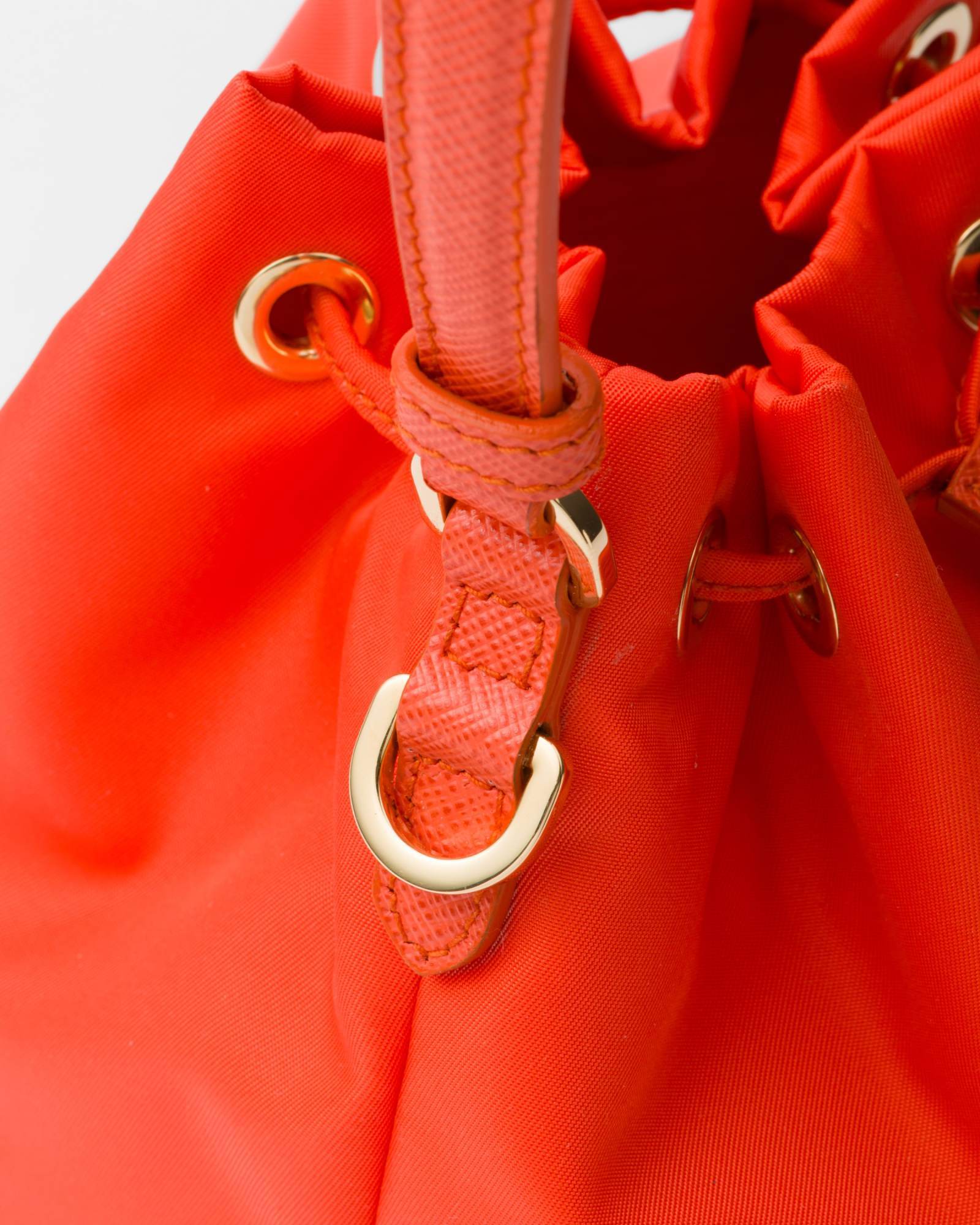 Prada Re-edition 1978 Re-nylon Mini-bag In Orange