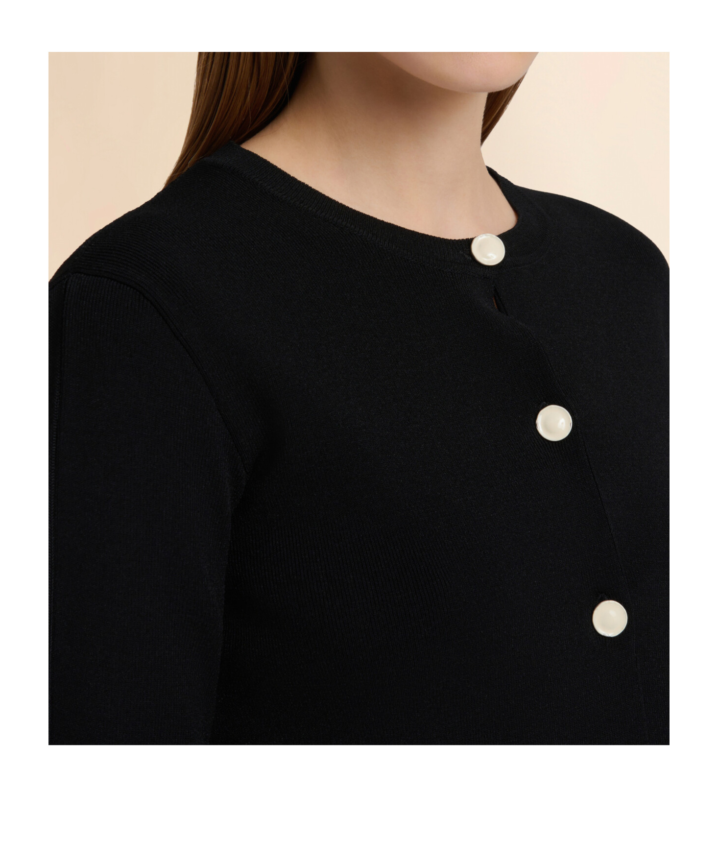Marni Button-front Long-sleeve Cardigan In Black