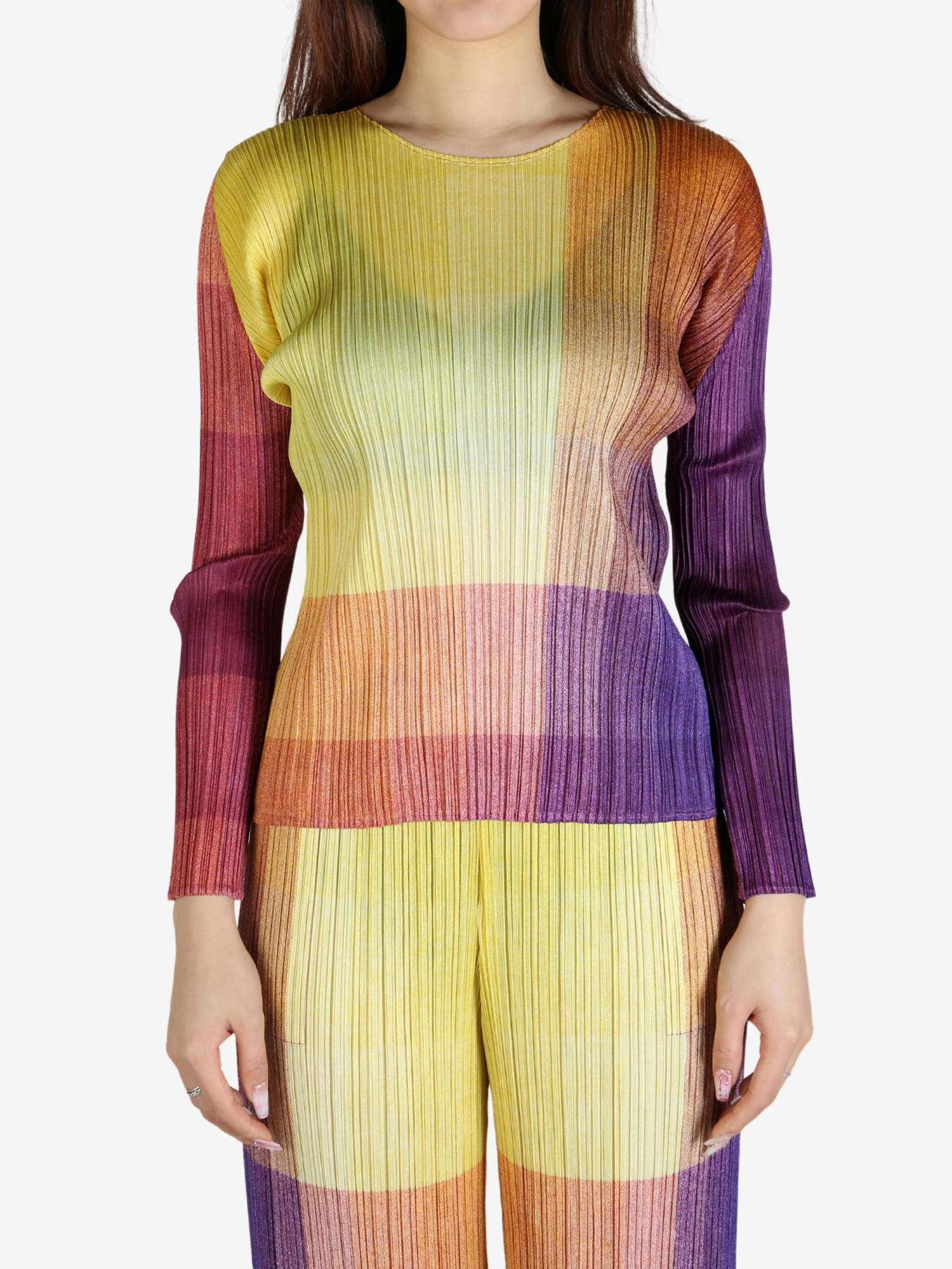 Shop Issey Miyake Photon T-shirt In Yellow