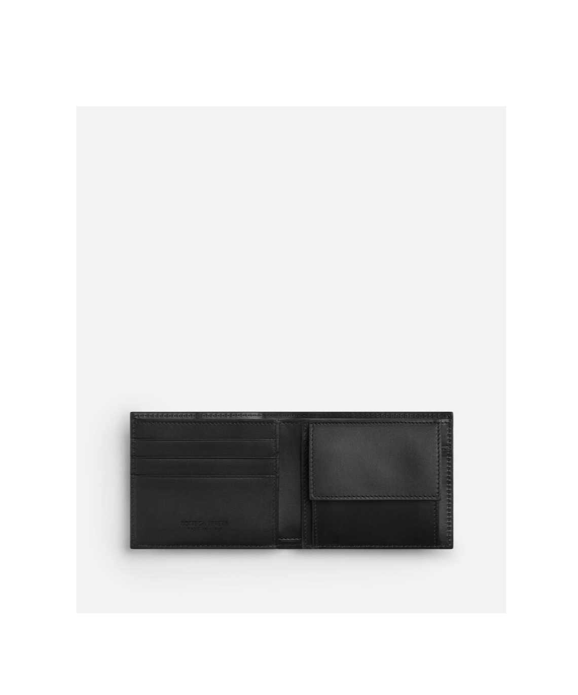 Bottega Veneta Card Bifold Wallet In Deep Indigo/black