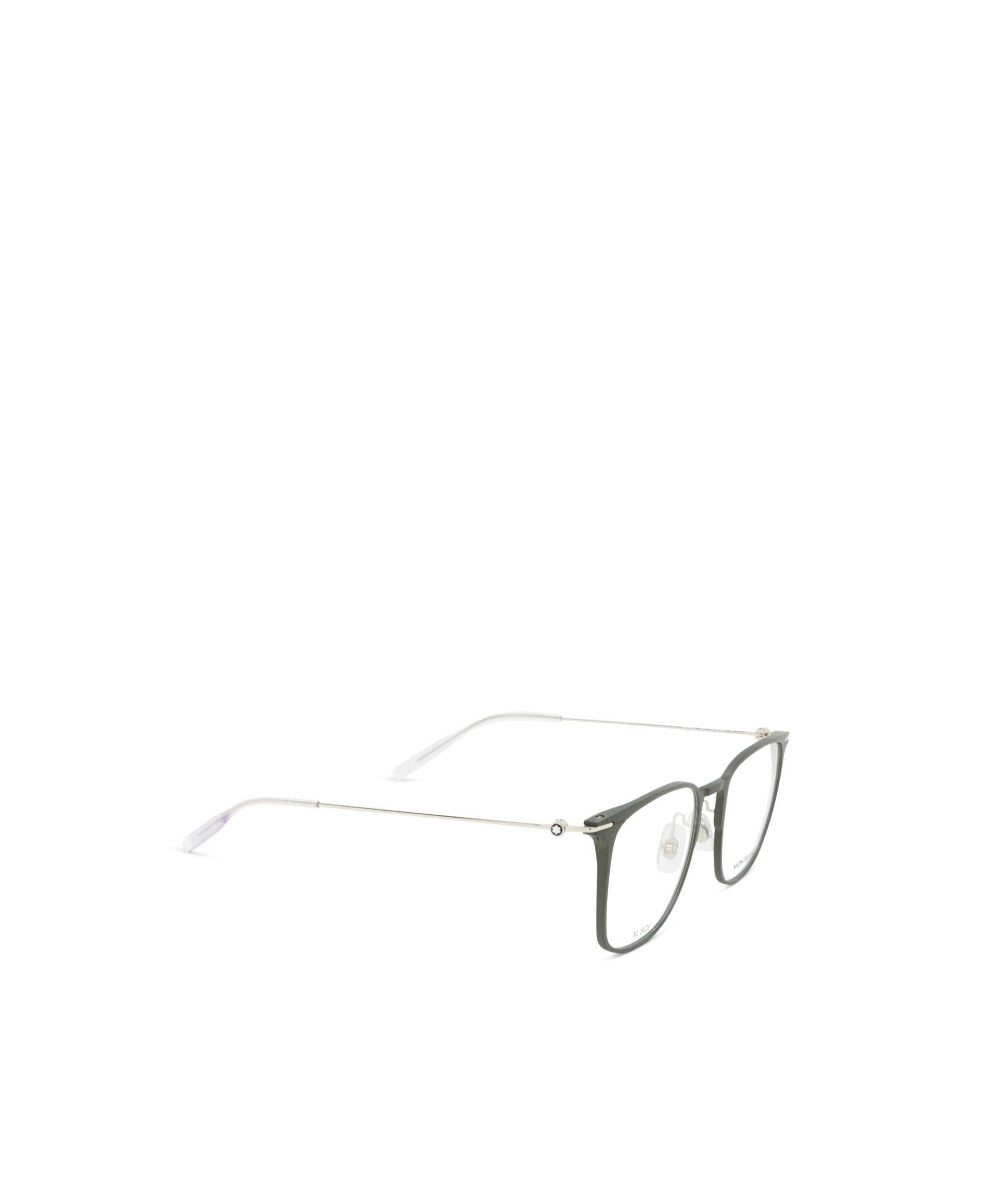 Montblanc Eyewear Square Frame Glasses In Gray