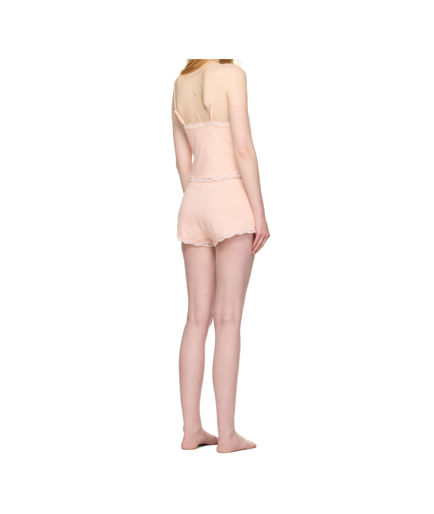Skims Lace Panel Pajama Set