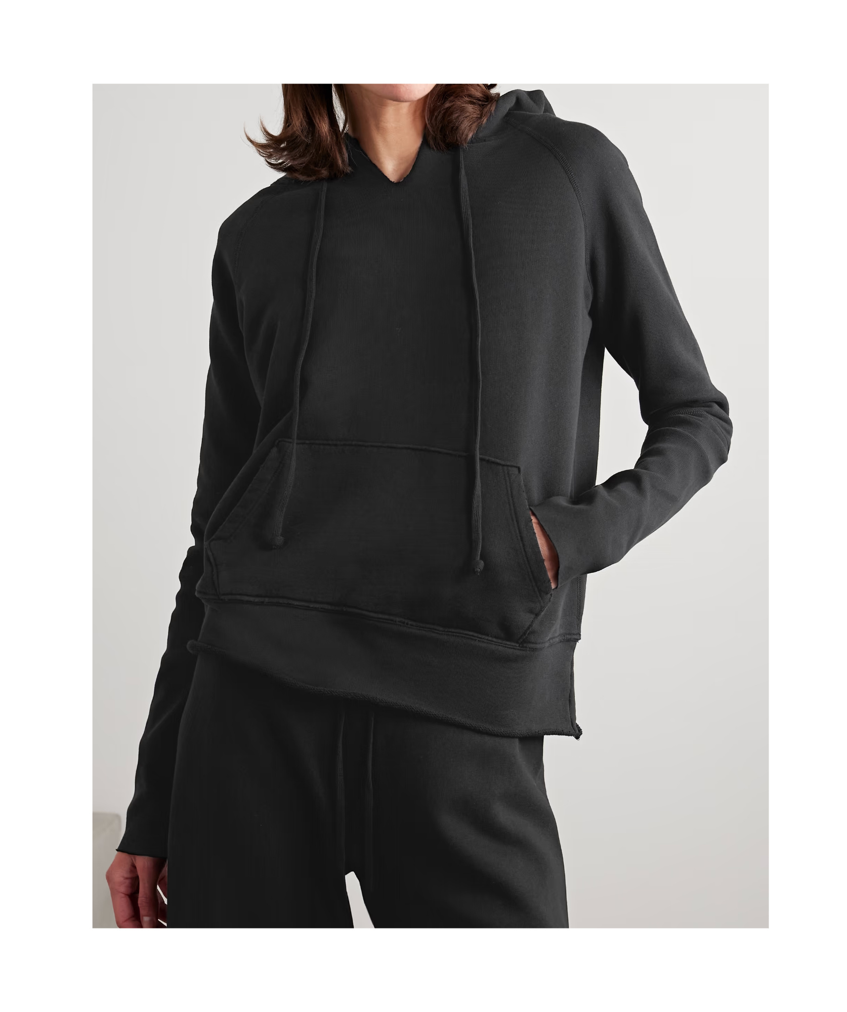 Nili Lotan Janie Washed Hoodie In Black