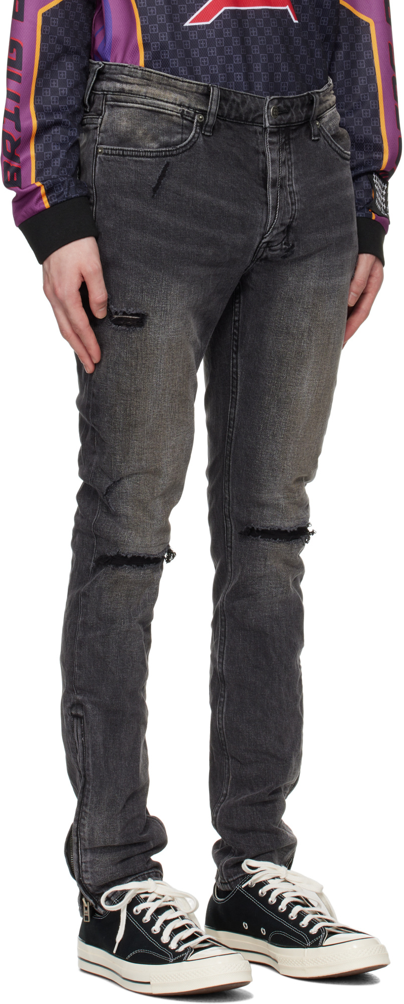 KSUBI VAN WINKLE TORQUED CHAMBER JEANS 
