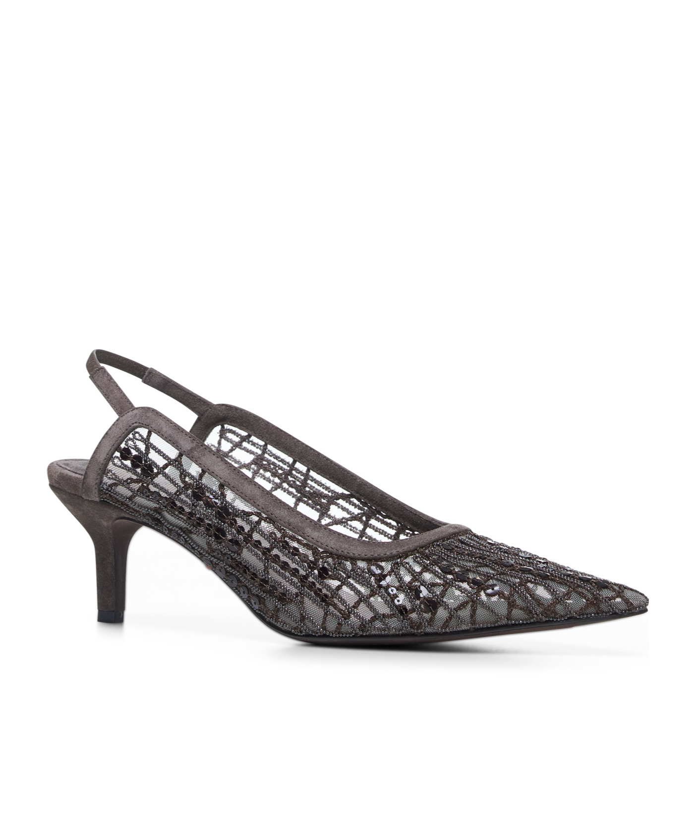 Brunello Cucinelli Pointed High-heeled Sandals In Black