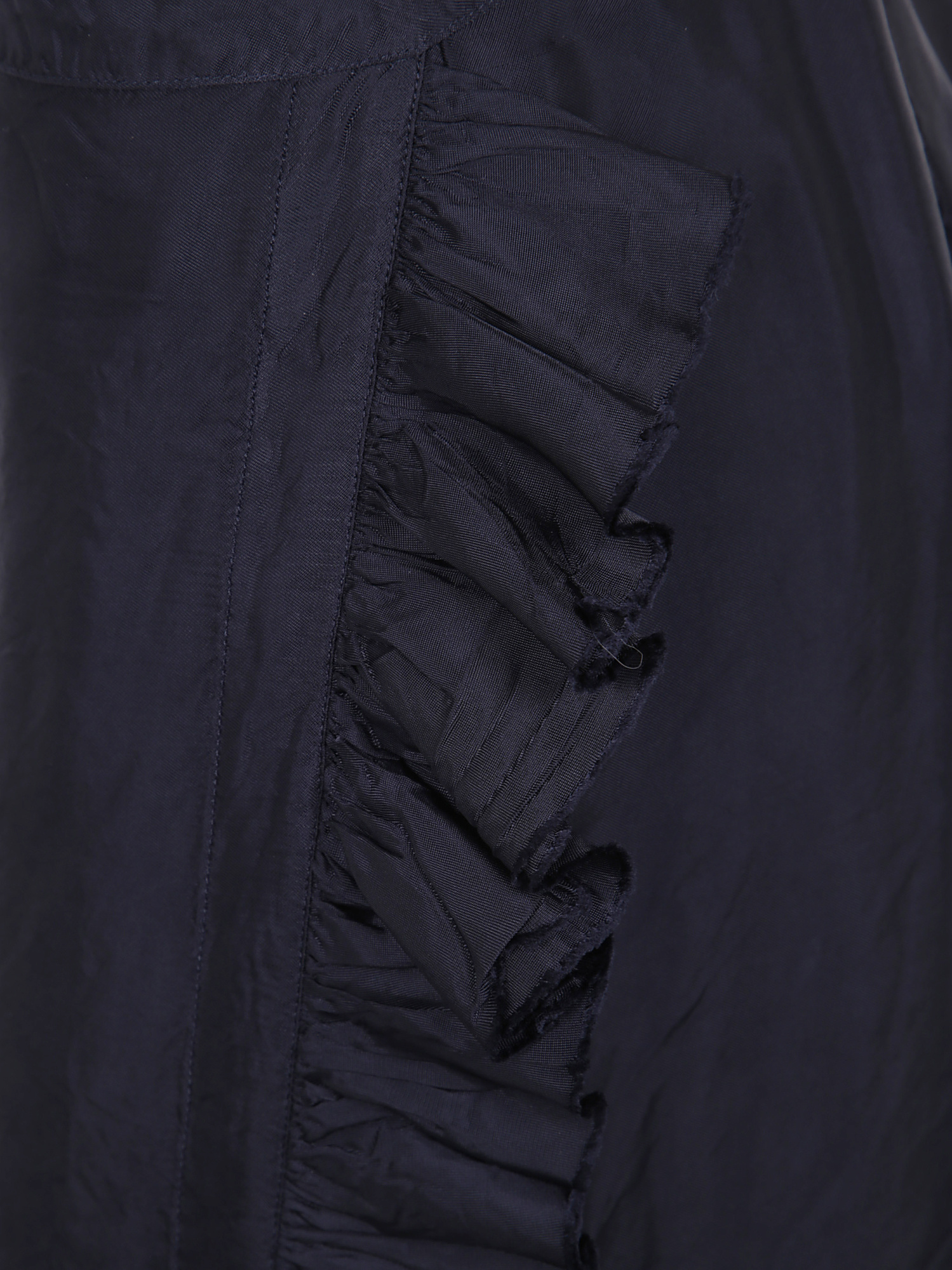 Aspesi Ruffle Detailing Skirt In Black