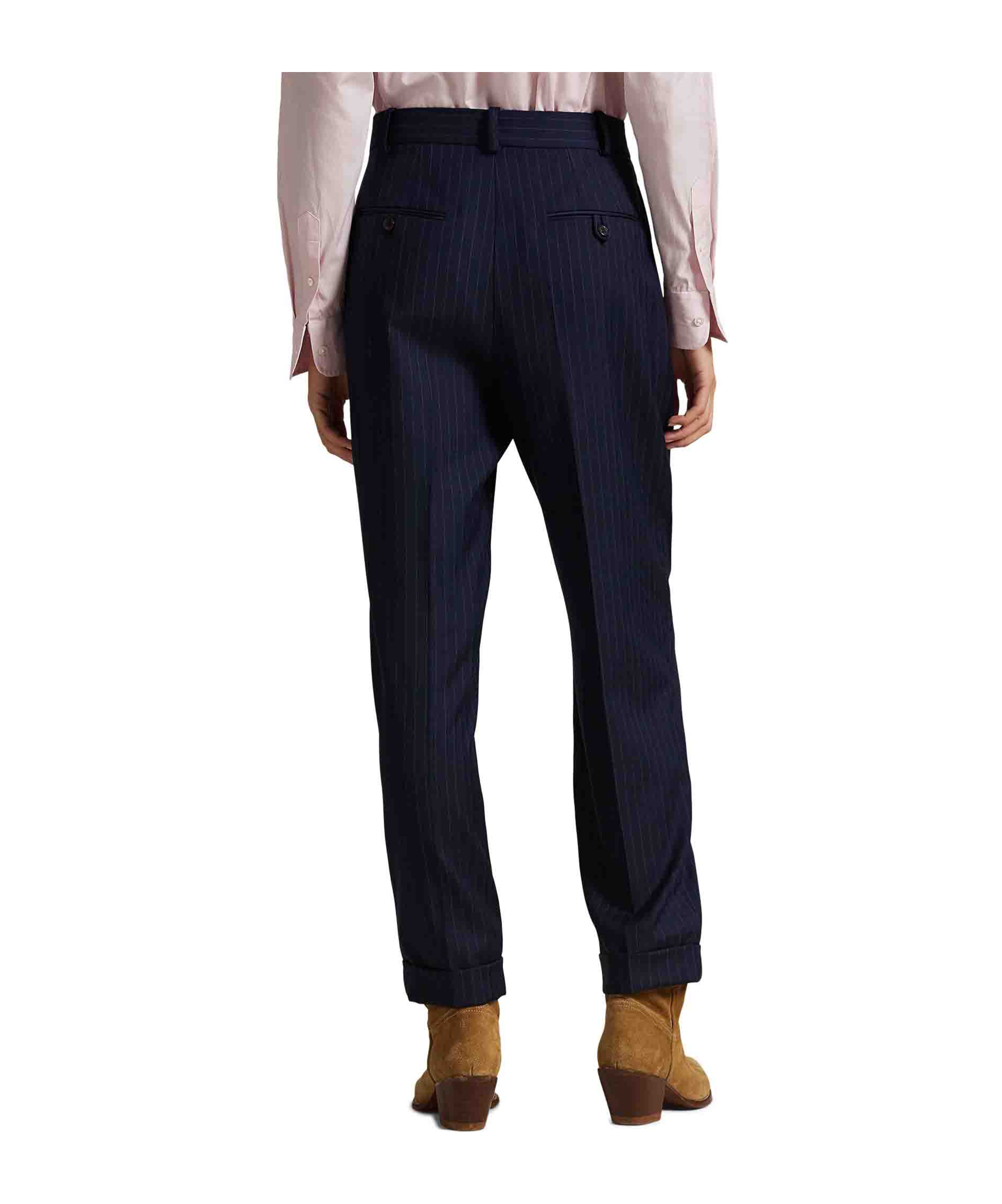 Polo Ralph Lauren Striped Casual Pants In Blue