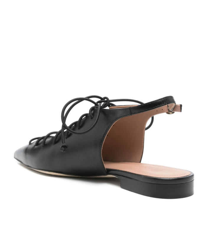 Malone Souliers Alia Ballet Flats In Black