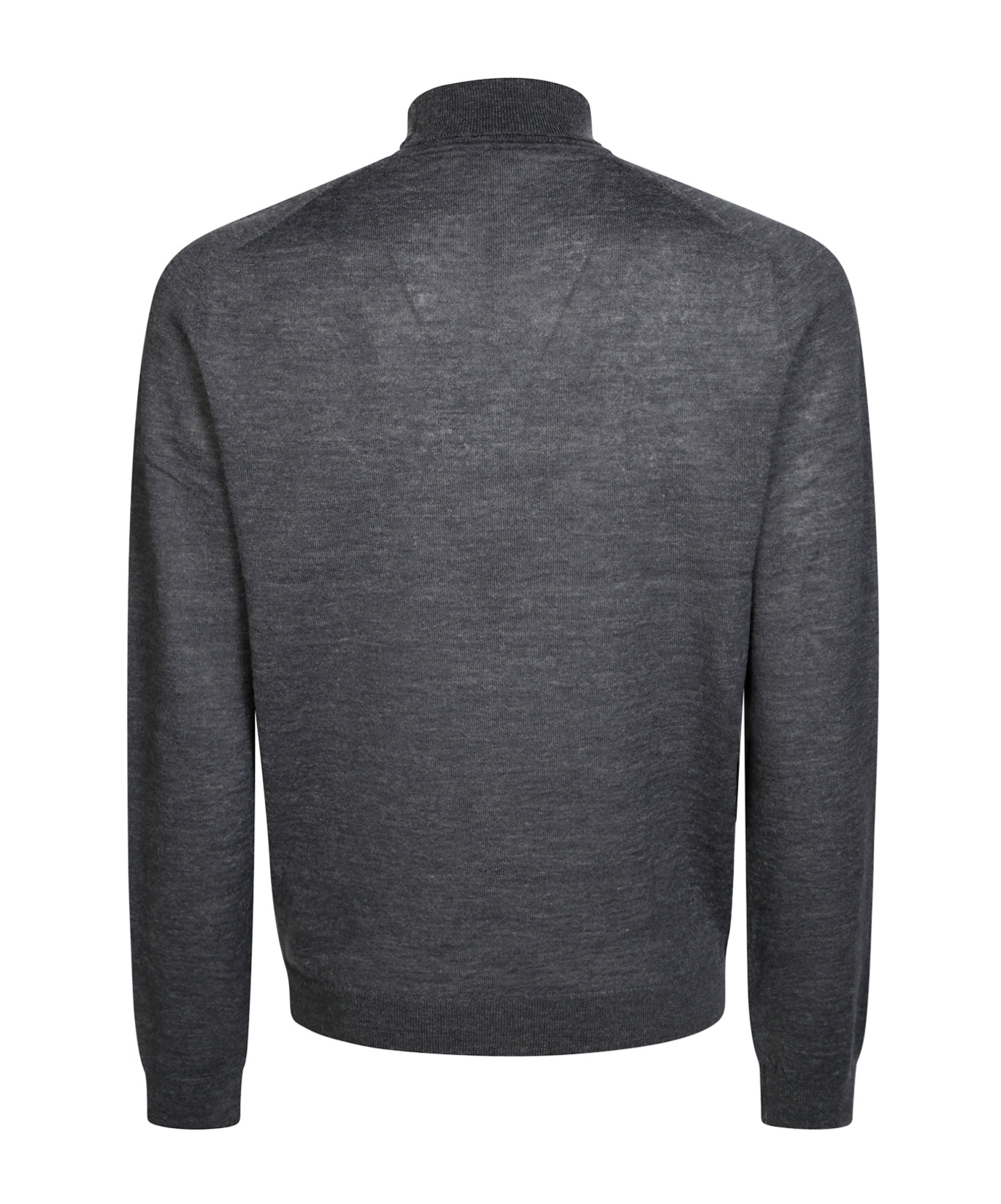 Jw Anderson J. W. Anderson Classic High-neck Grey Turtleneck Jumper In Black