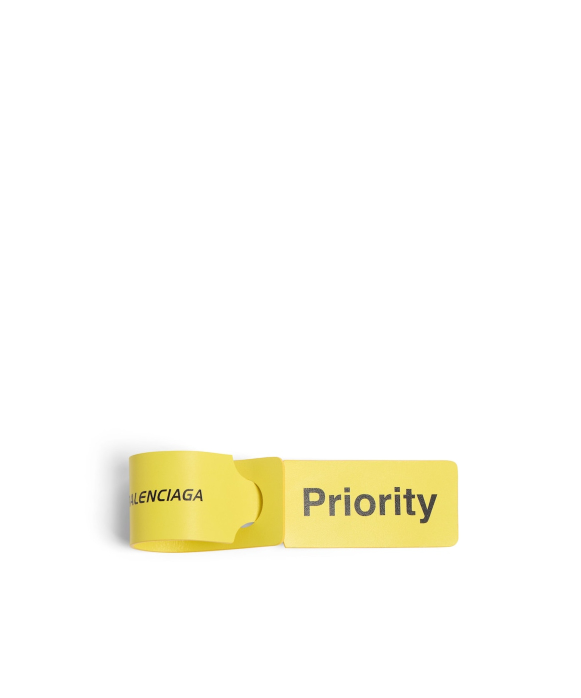 Balenciaga Charm/keychain Luggage Swing  In Yellow In Yellow