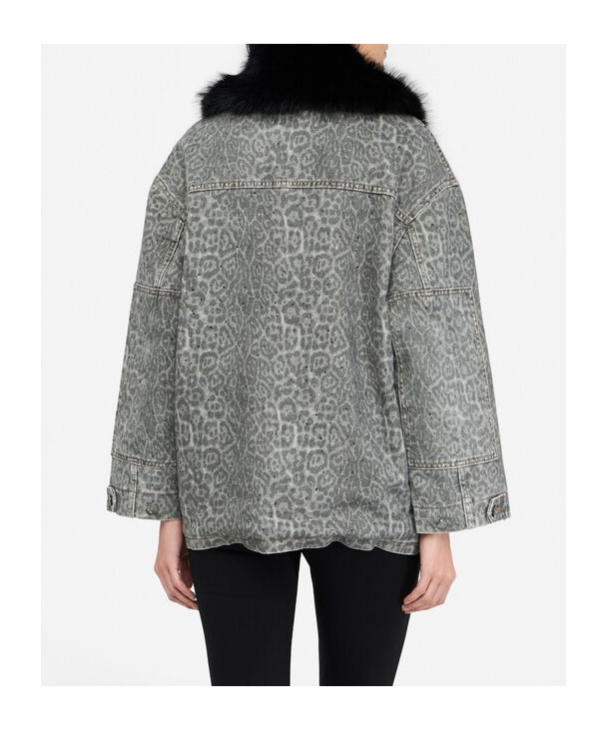 Liu •jo Printed Lapel Jacket In Multi