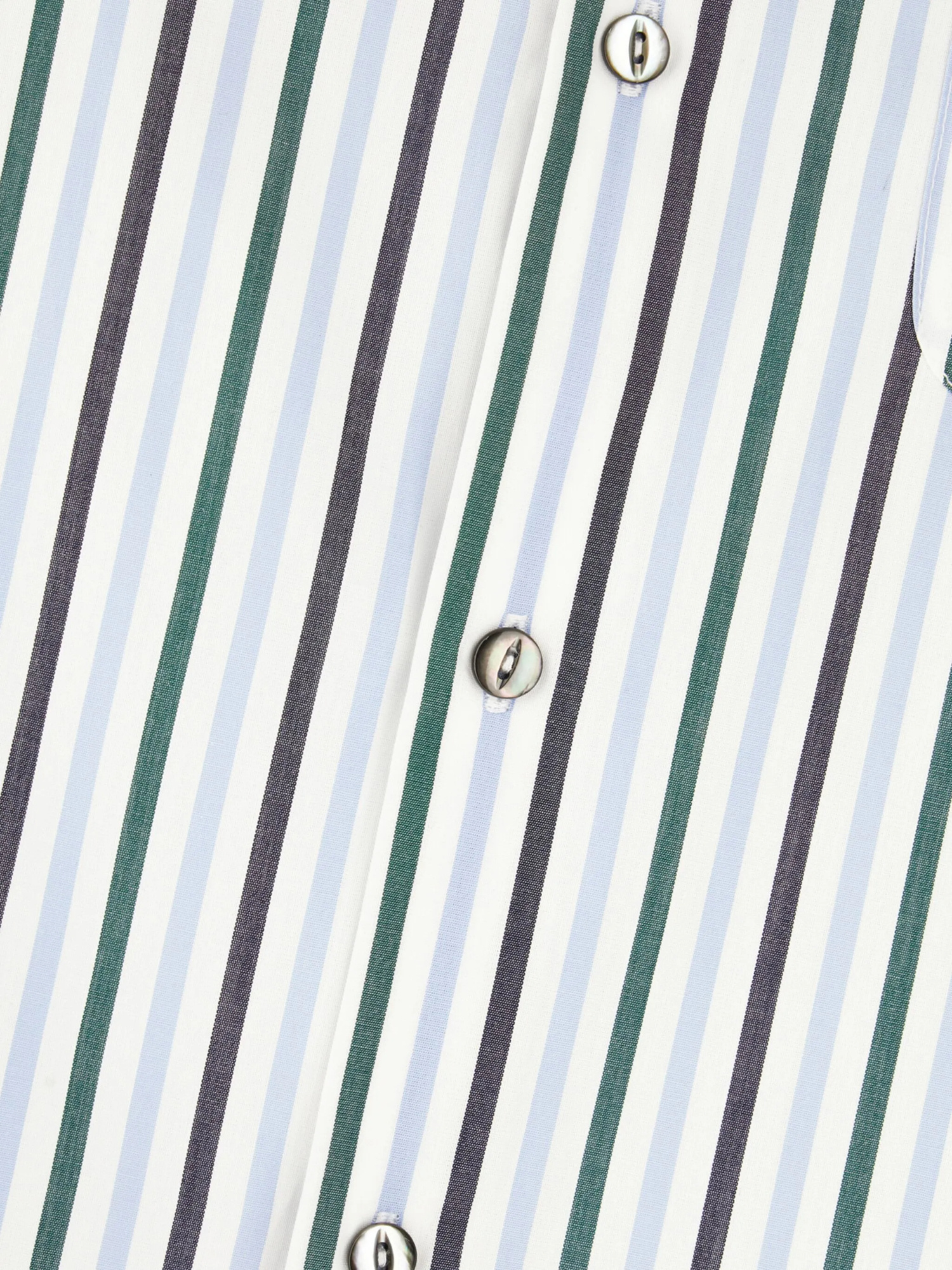 Apc Striped Pattern Shirt Chest Pocket In White