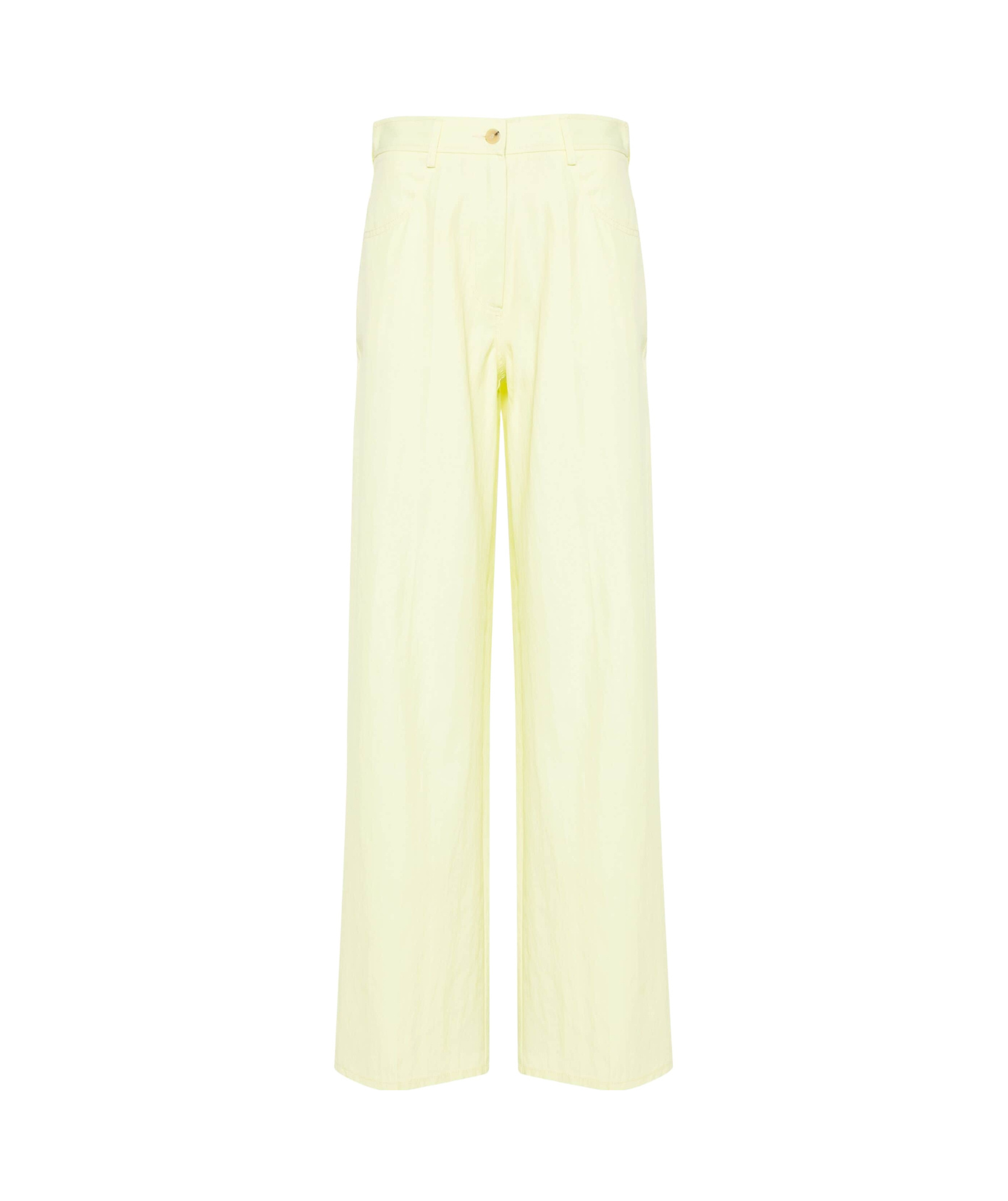 Forte Forte High-waist Straight-leg Trousers In White