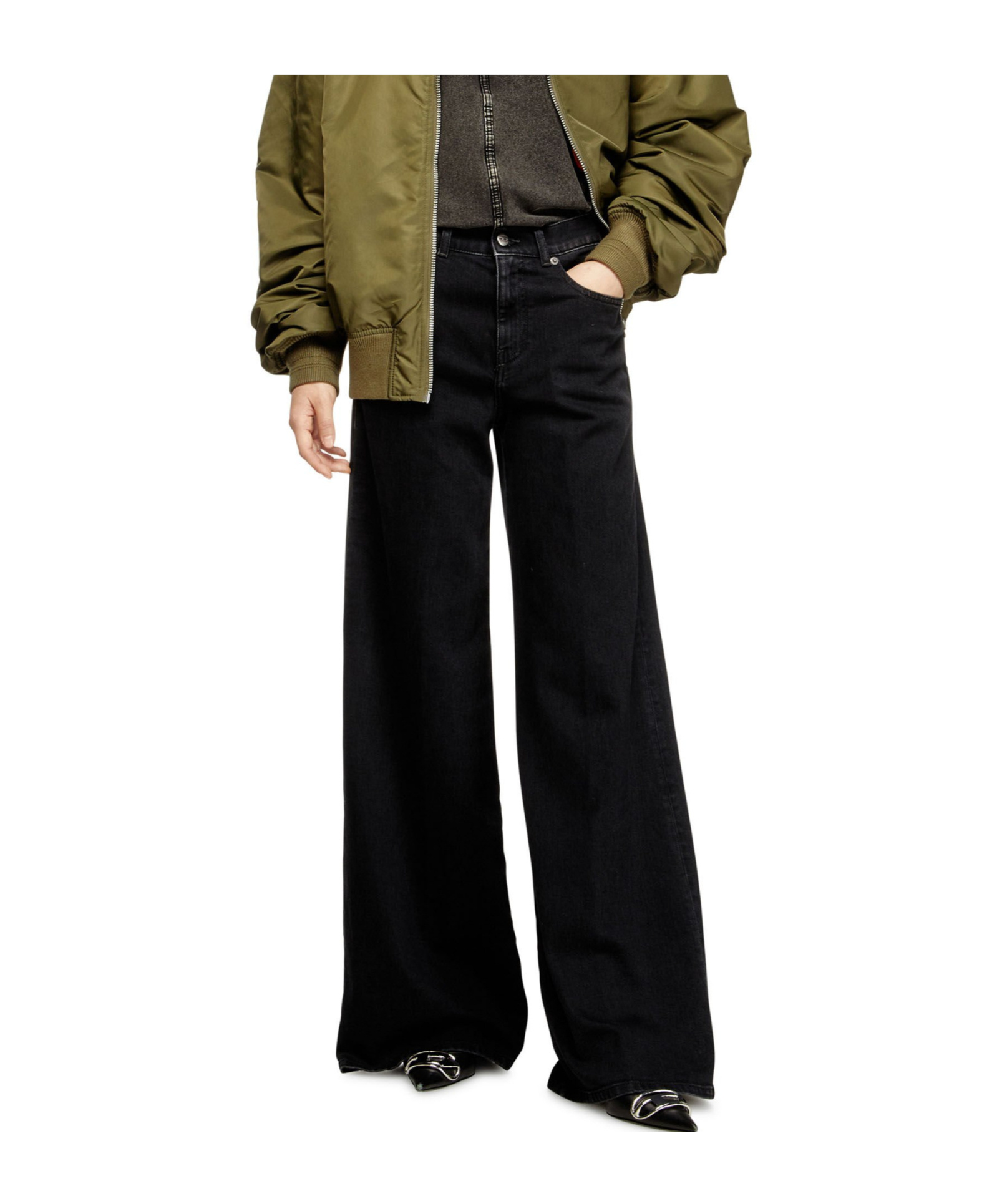 Diesel 1978 D-akemi 09n89 Cotton-blend Jeans In Black