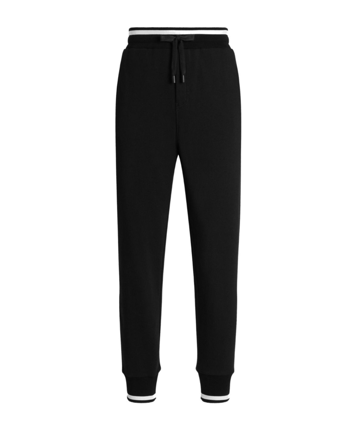 Dolce & Gabbana Drawstring Track Pants In Black