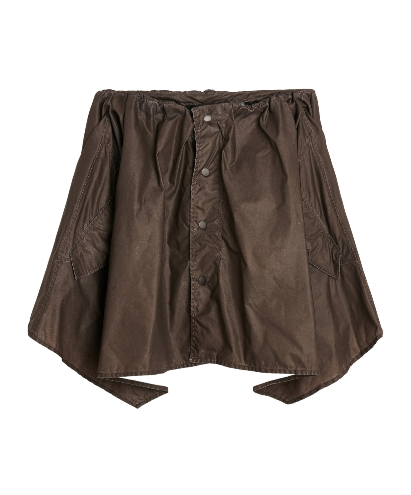 Our Legacy Brown Mainsail Miniskirt In Brown