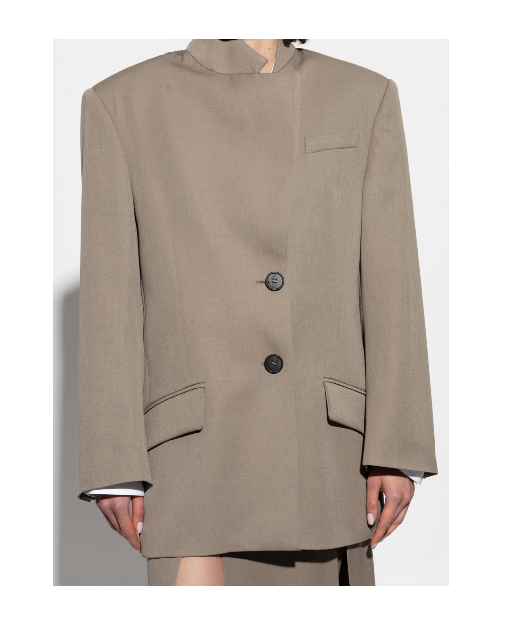 Attico Blazer In Nude