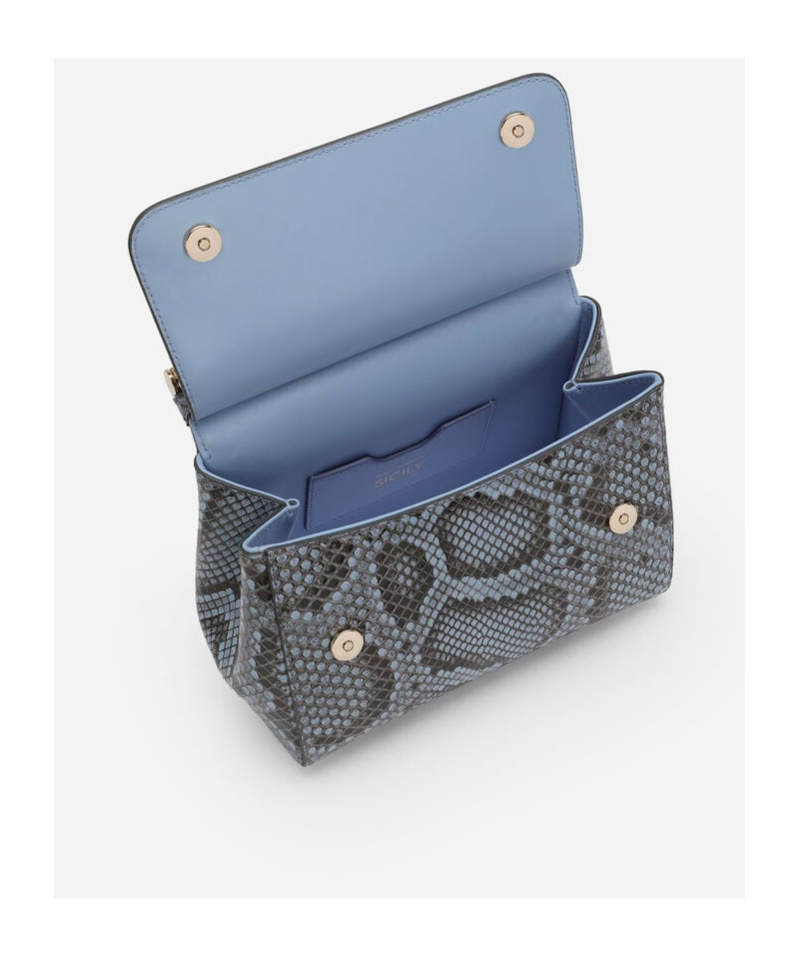 Dolce & Gabbana Flip Shoulder Bag In Gray