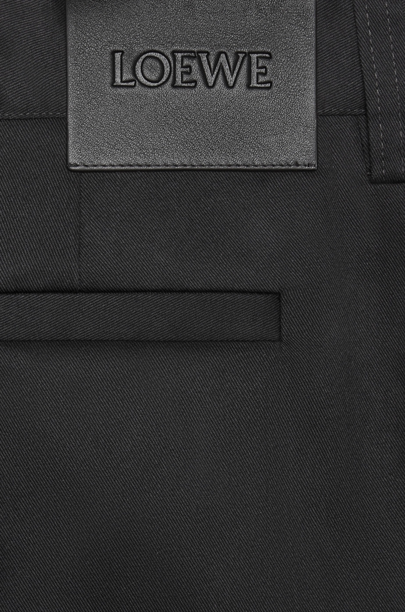 Loewe Cargo Trousers In Black