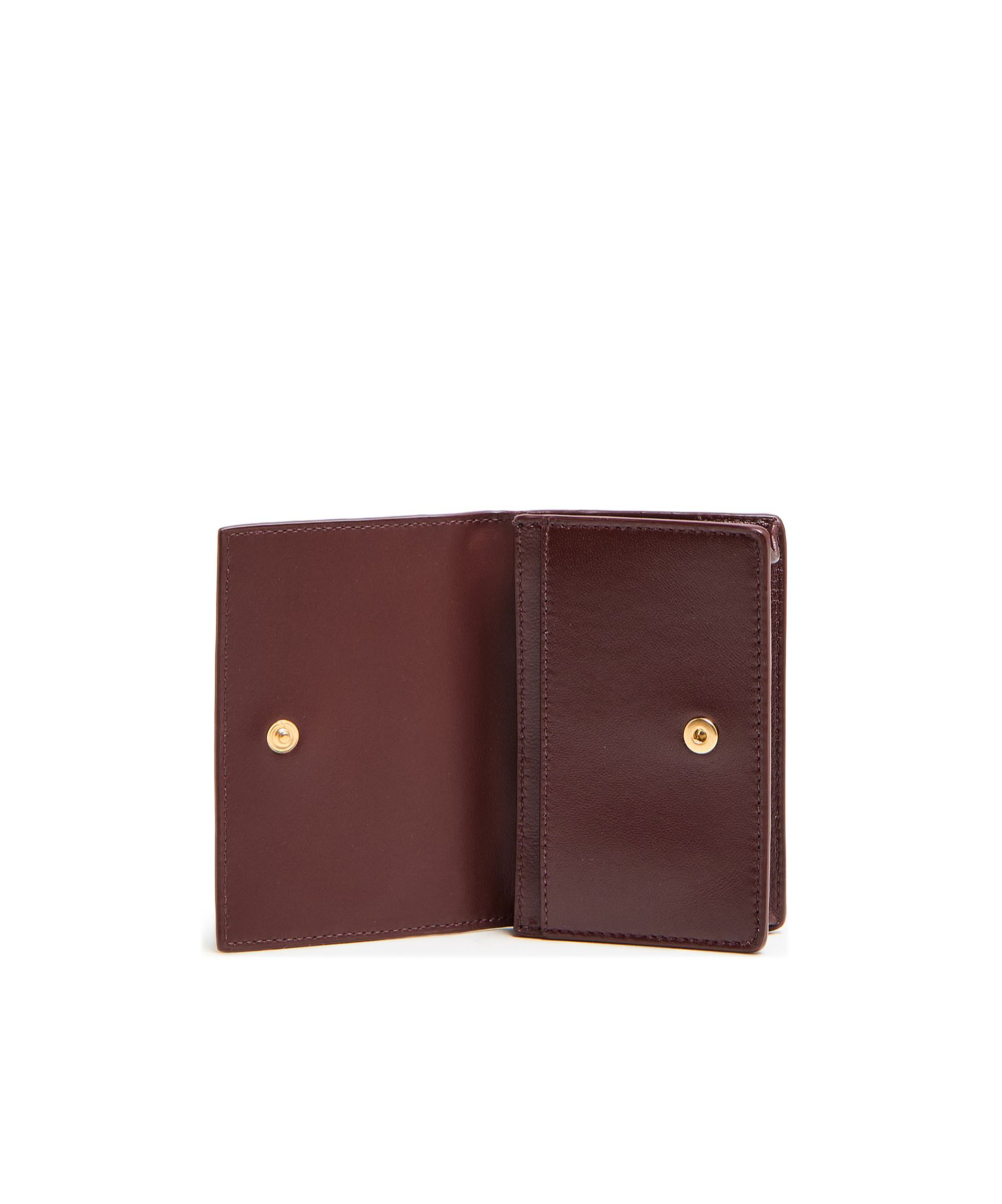 Shop Bottega Veneta Flip Card Holder In Red
