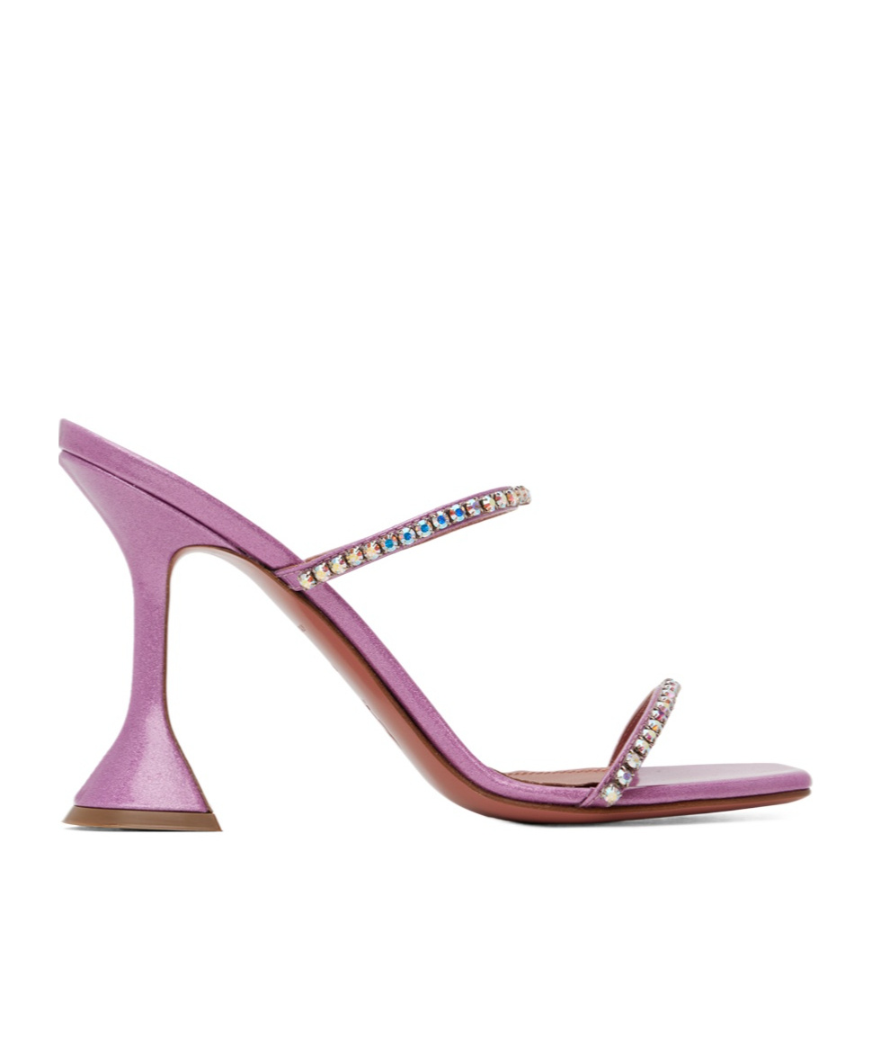 AMINA MUADDI GILDA HIGH-HEELED SANDALS 