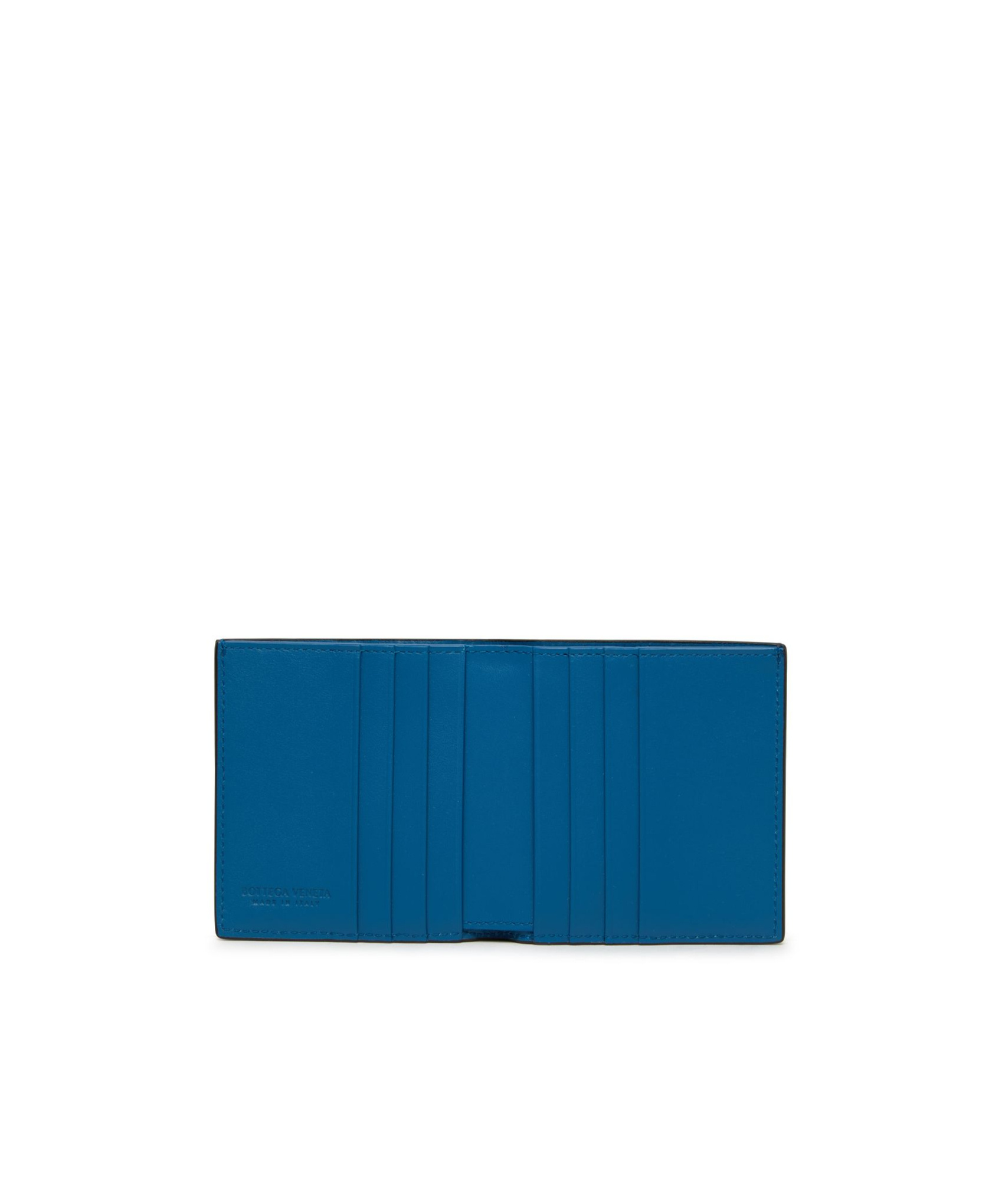 Bottega Veneta Intrecciato Leather Bi-fold Wallet In Black