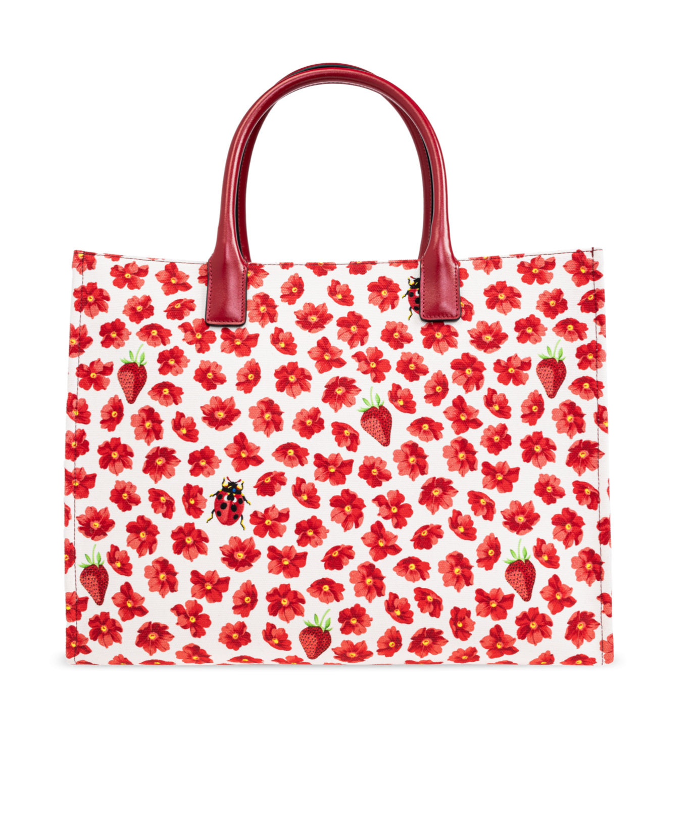Versace Pattern Handbag In Red
