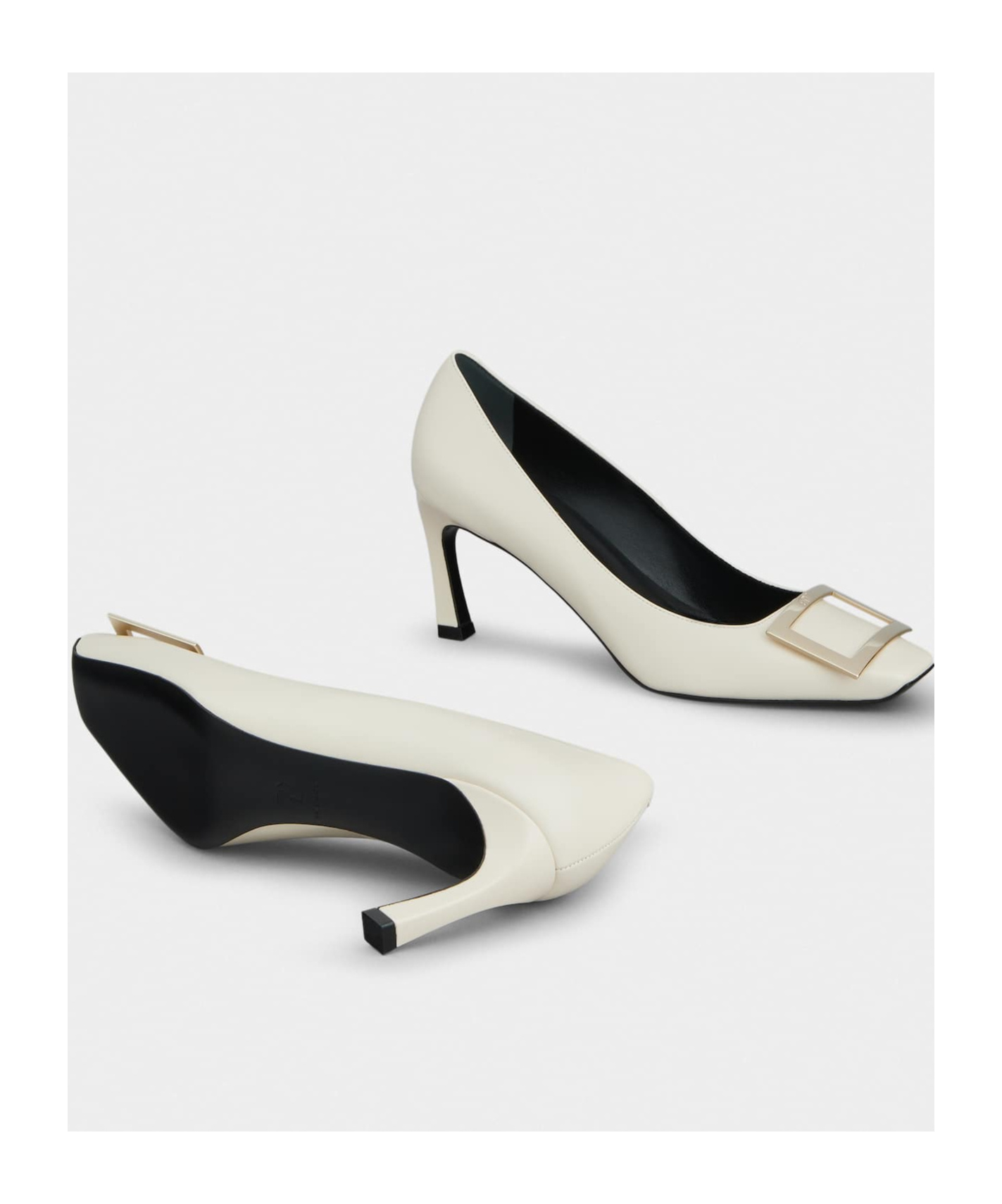 Shop Roger Vivier Trompette High Heels In Nude