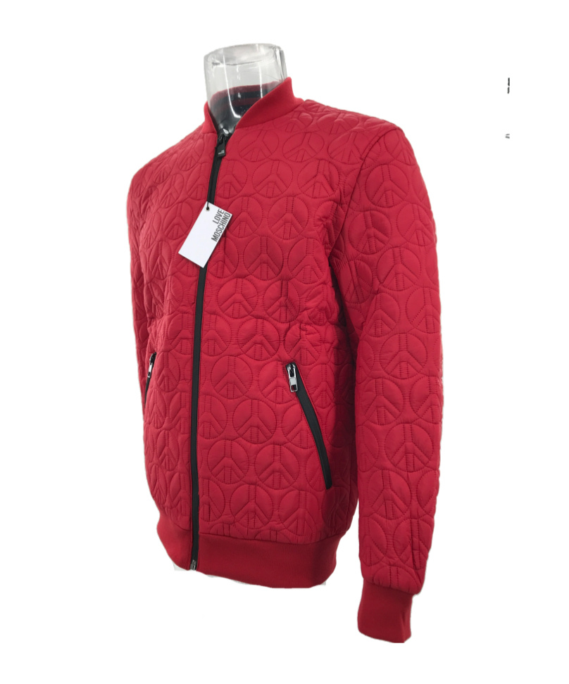 MOSCHINO LONG-SLEEVED ZIPPER CASUAL JACKET