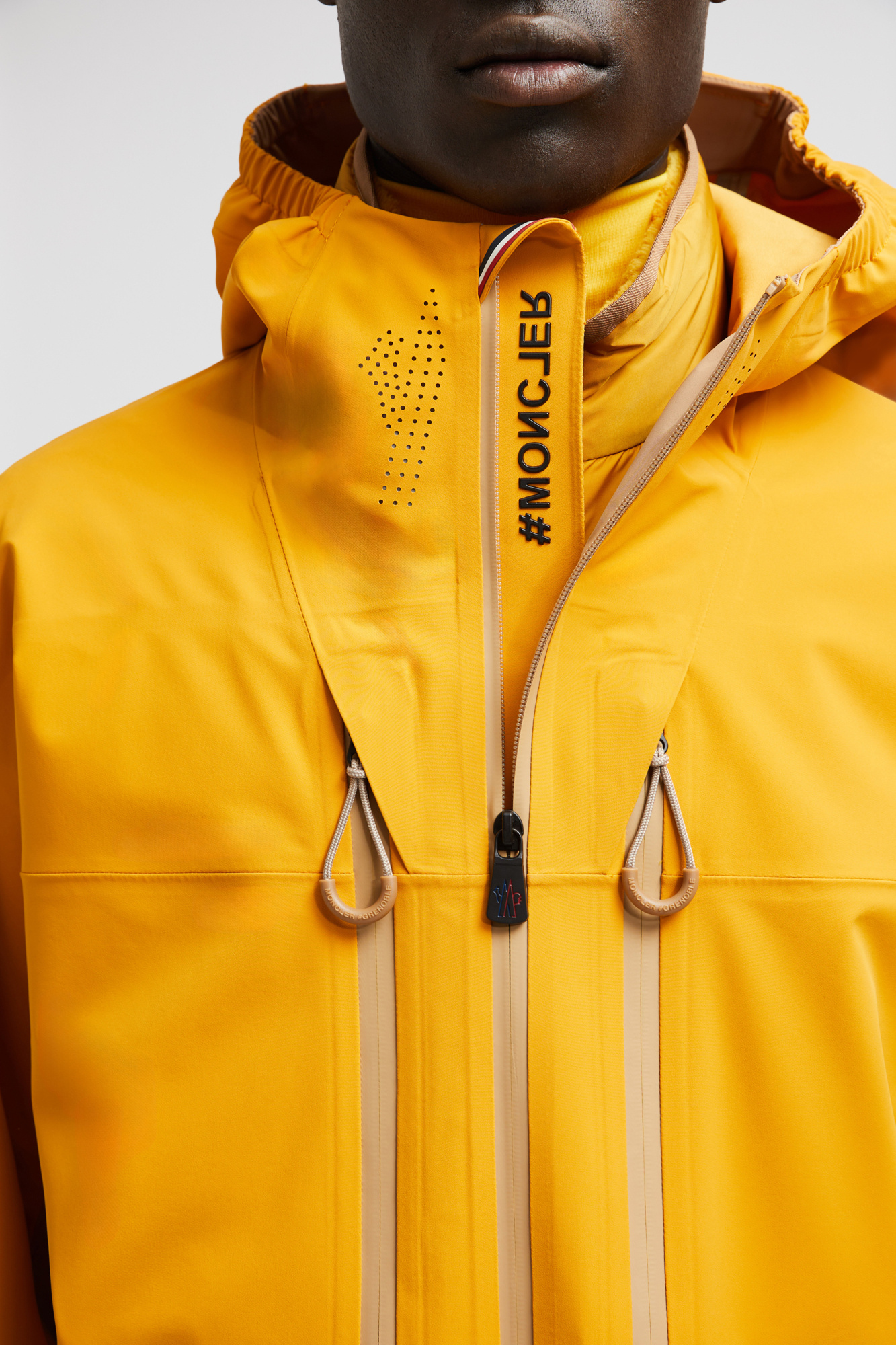 Moncler Orden Technical Jacket In Yellow