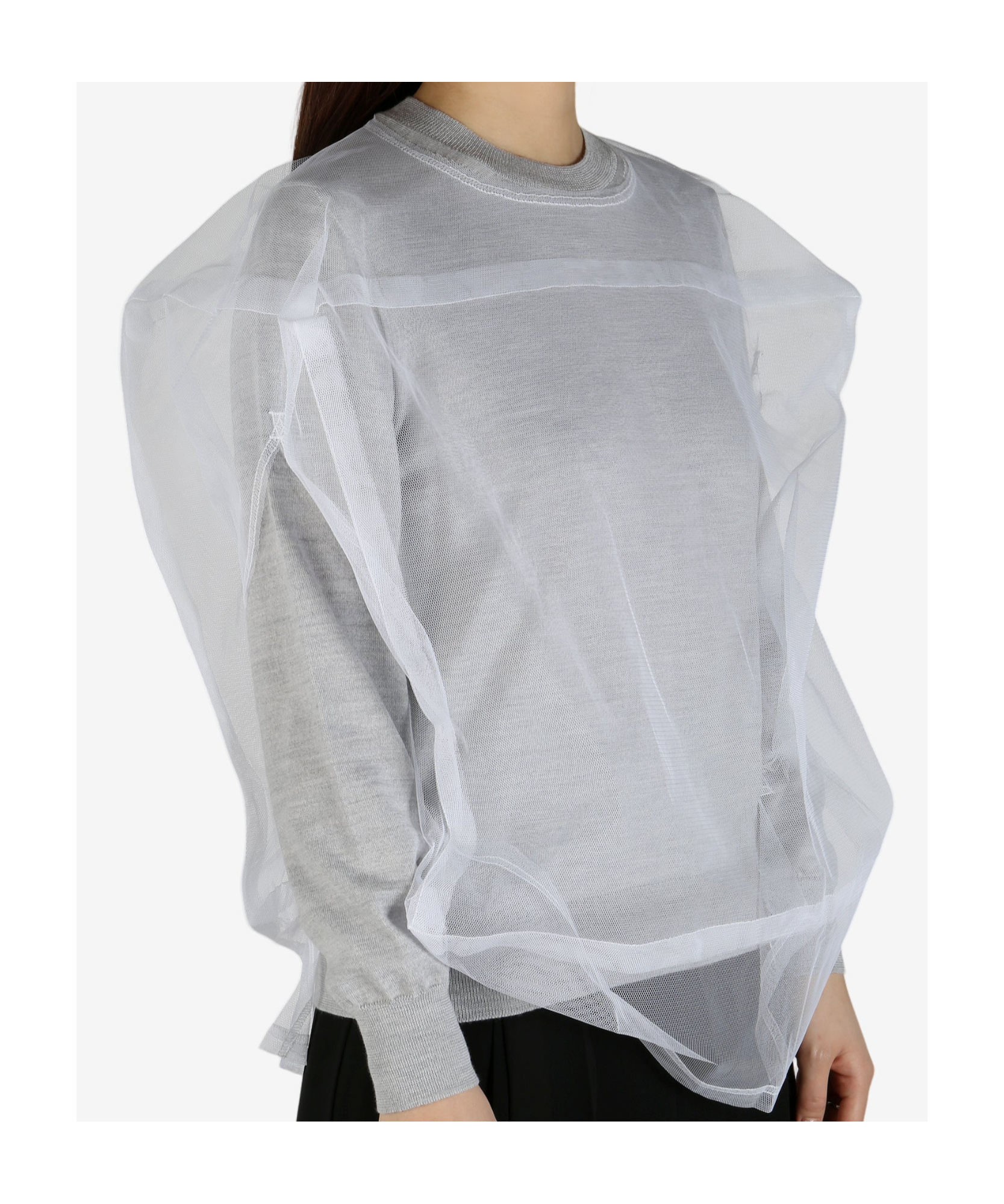 Shop Comme Des Garçons Layered Sweatshirt