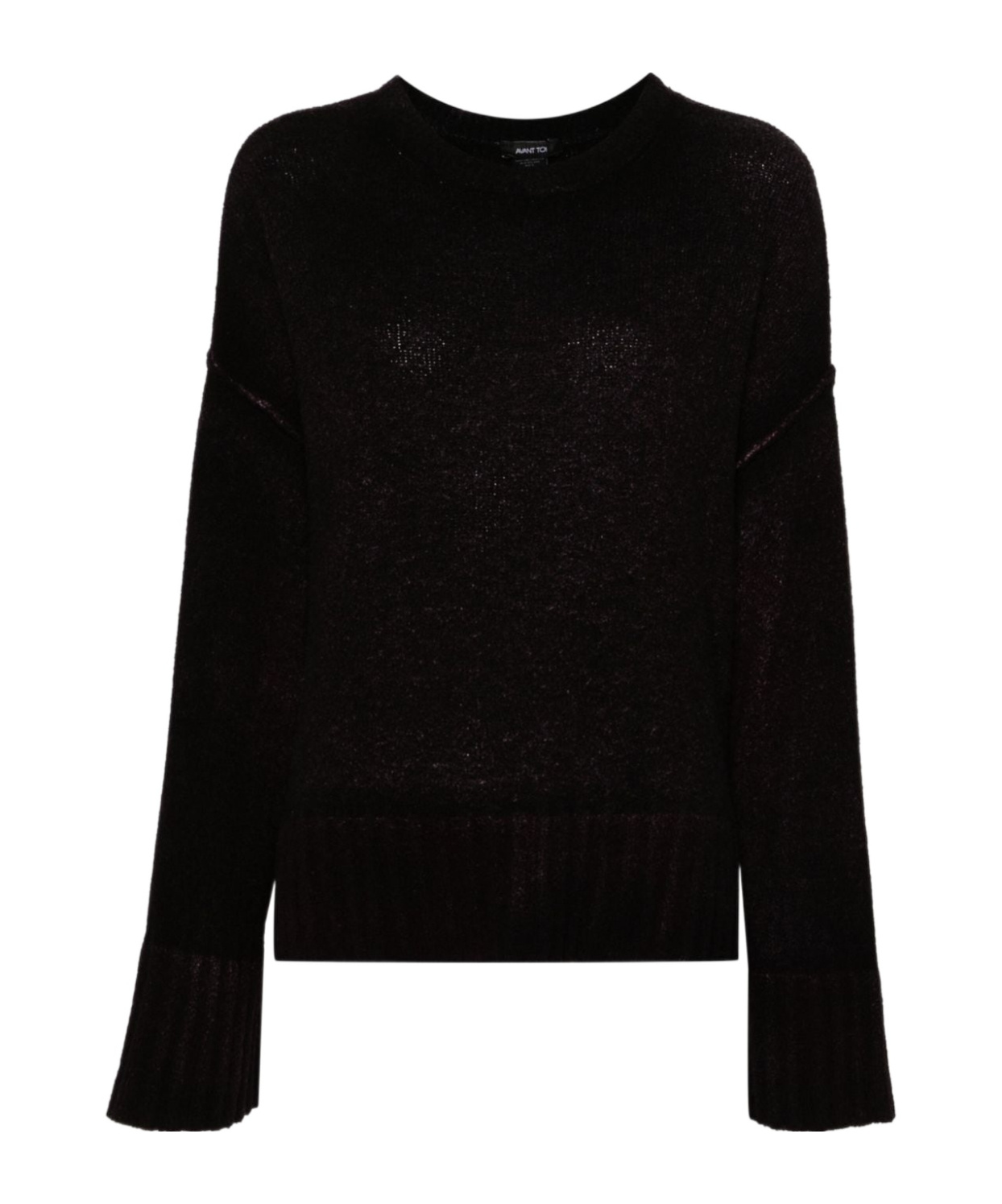 Avant Toi Knit Sweater In Black