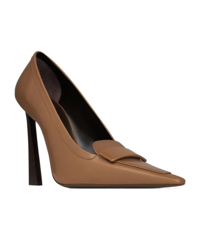 Saint Laurent D'orsay Pumps In Smooth Leather In Brown