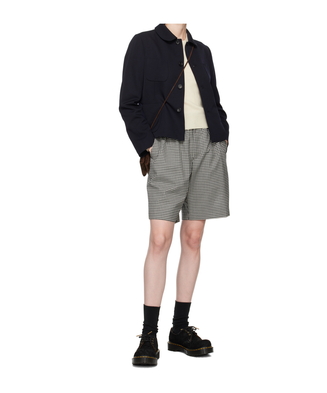 COMME DES GARÇONS GINGHAM CHECK SHORTS