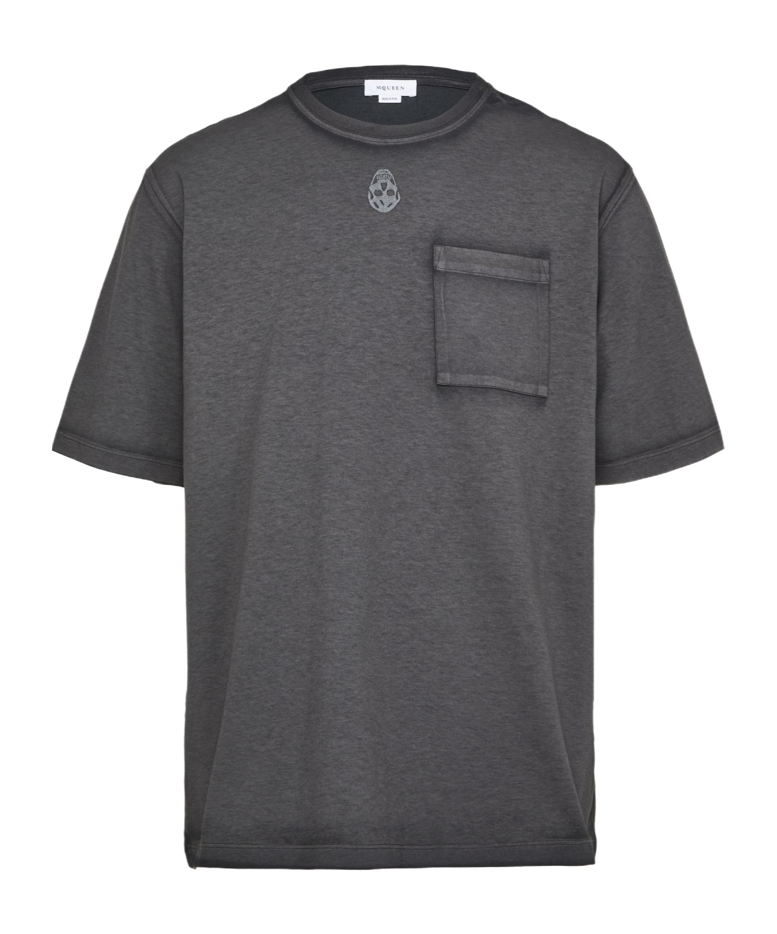 Shop Alexander Mcqueen Cotton T-shirt In Black