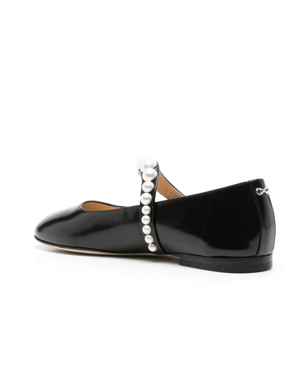 Mach&mach Mach & Mach Flats In Black