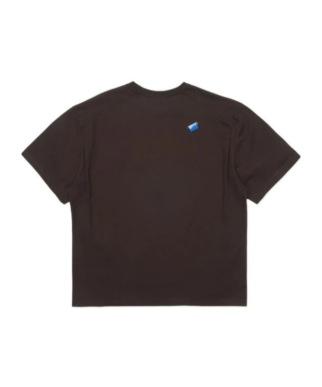 Ader Error T-shirt With Round Neck And Short Sleeves In Black