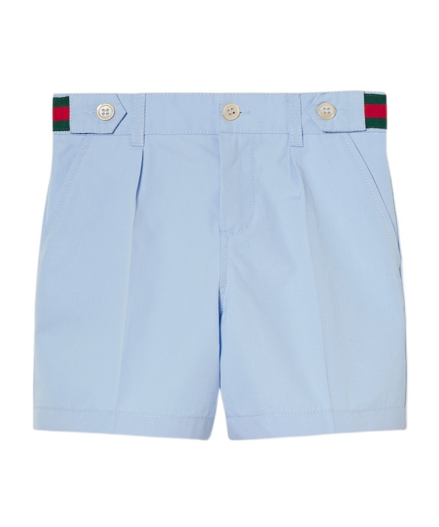 Gucci Belt-loop Shorts In Blue