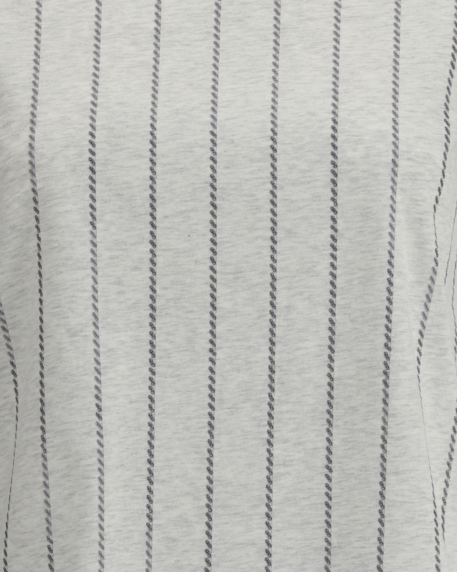 Brunello Cucinelli Women Striped T-shirt With Mini Sequins In Gray