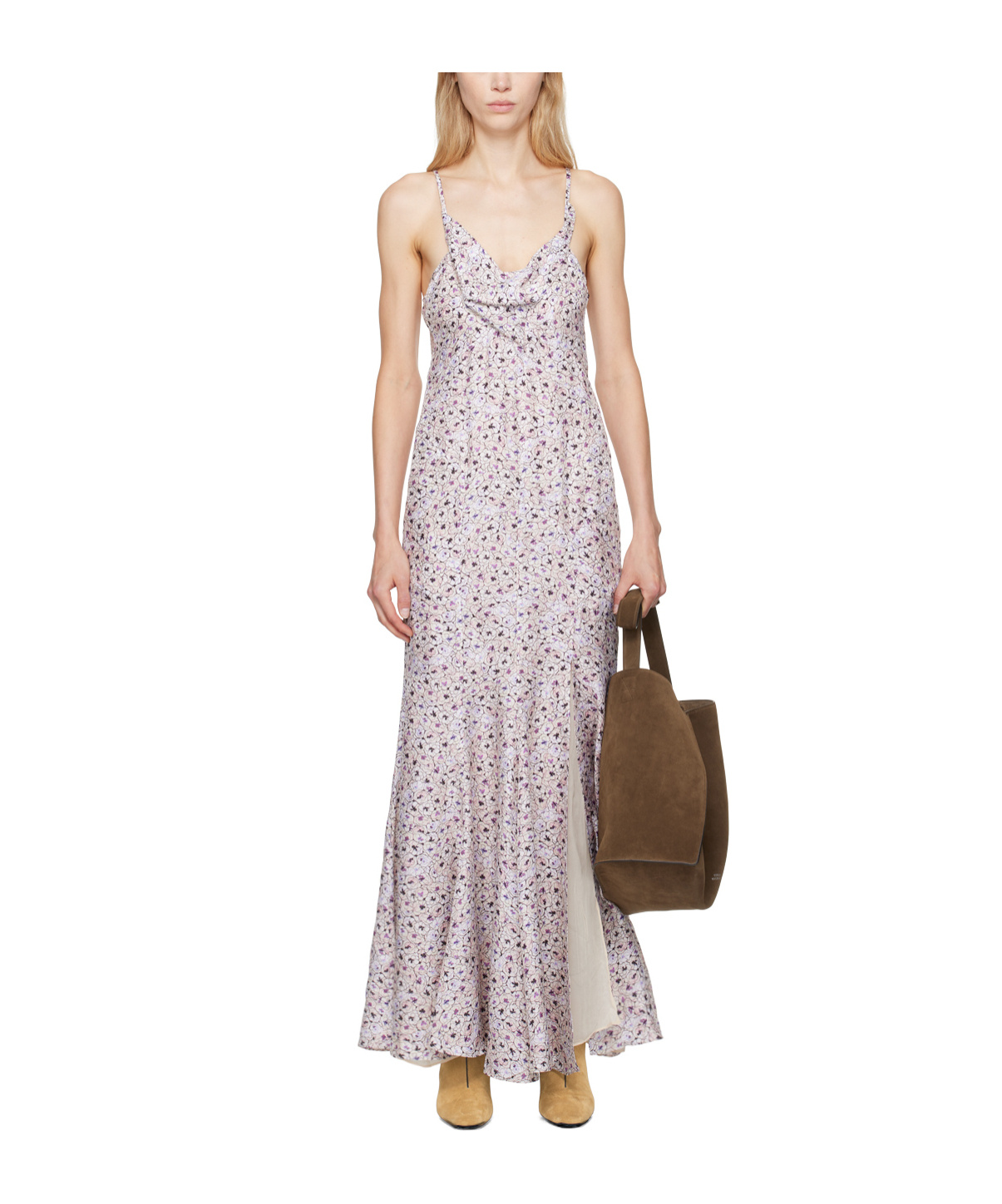 Isabel Marant Floral Pattern Suspender Dress In Multicolor