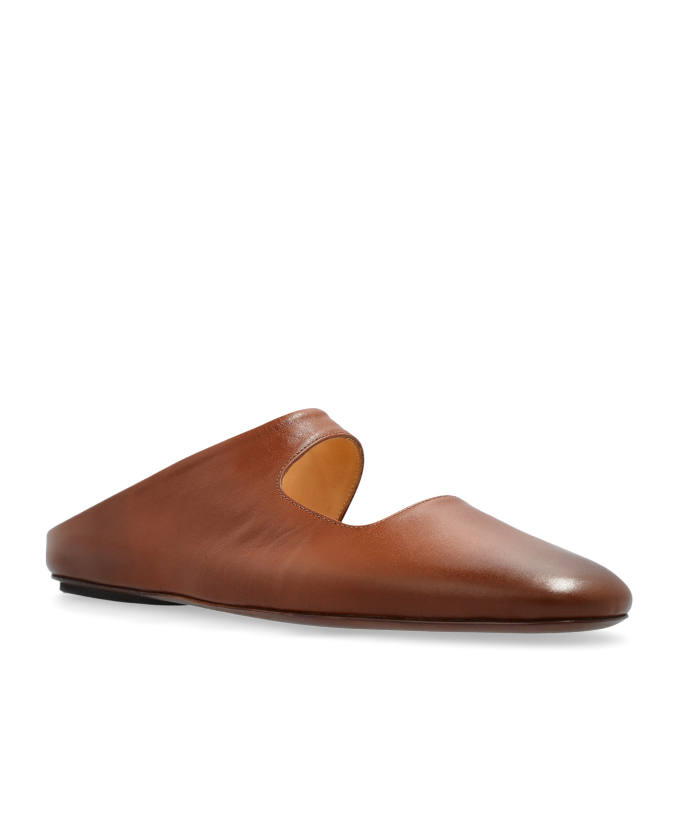 Marsèll Round-headed Flat Sandals In Brown