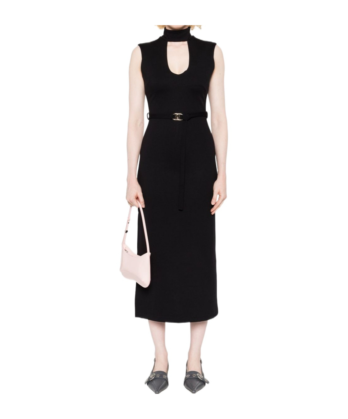 Liu •jo Zipper Dress In Black