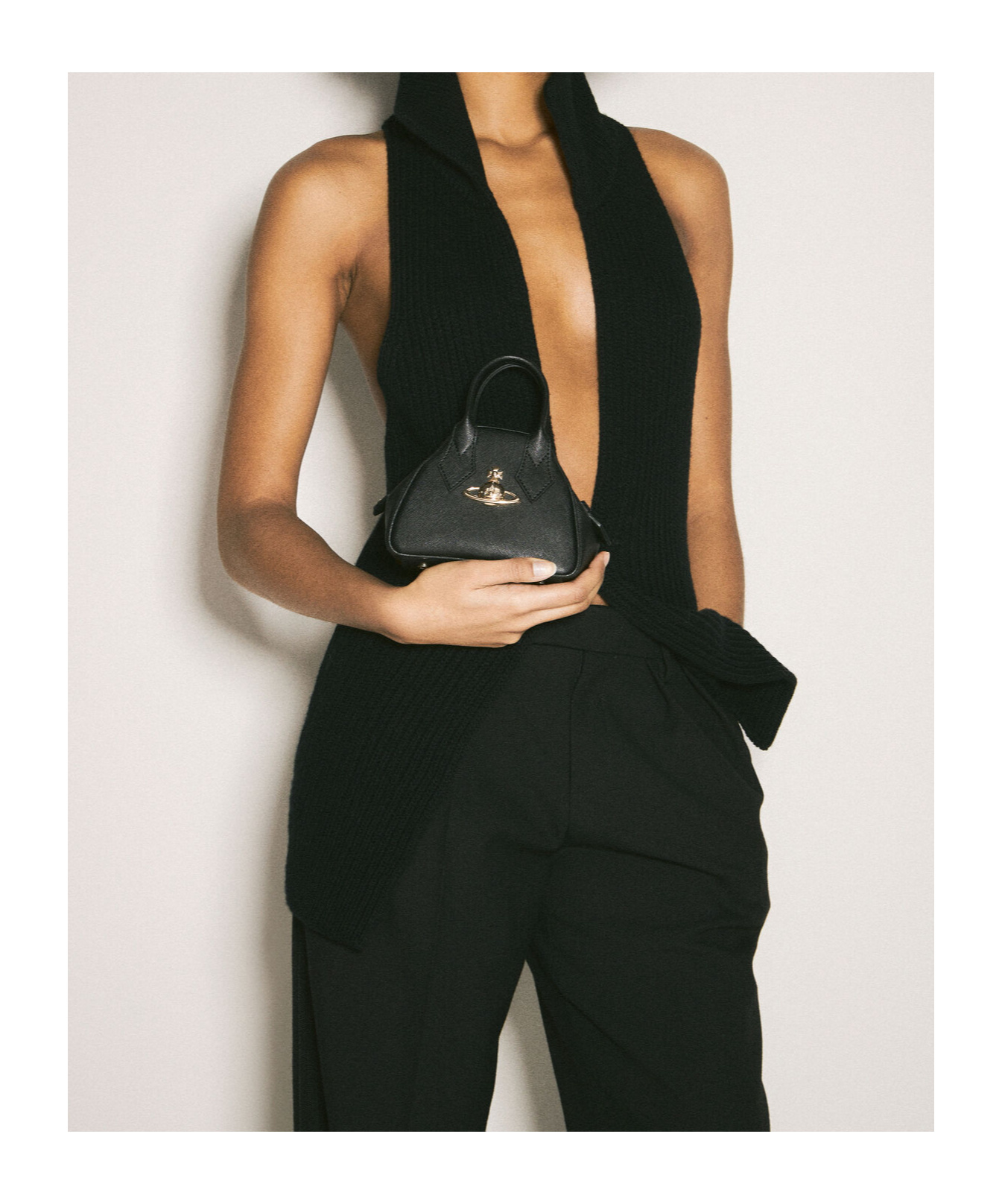 Vivienne Westwood Yasmine Mini Handbag In Black