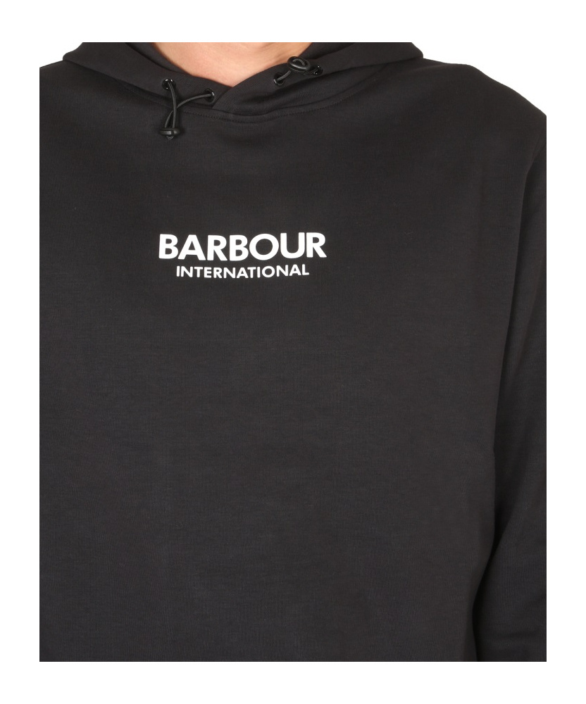 Barbour Hoodie In Black