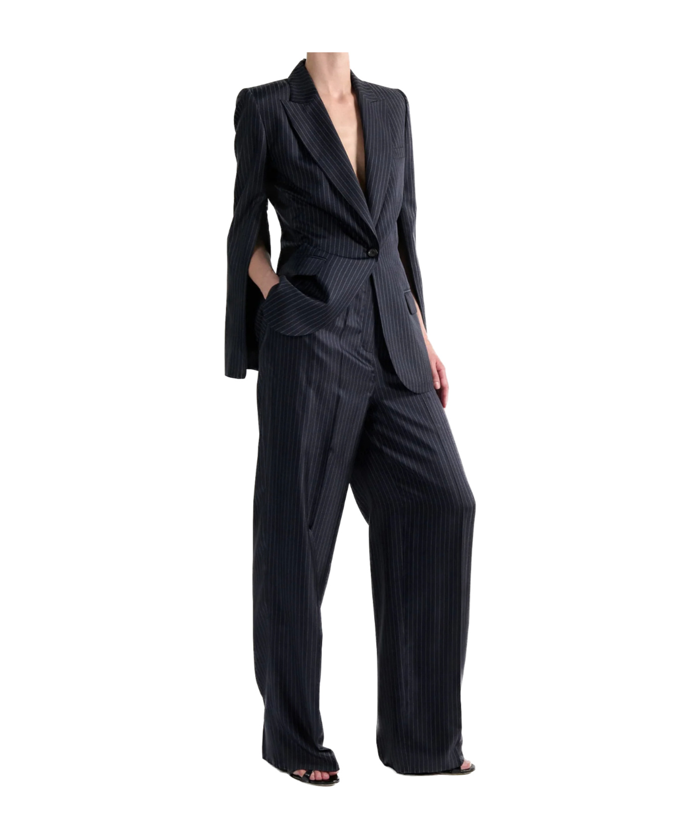 Barbara Bui High Waist Pleated Trousers