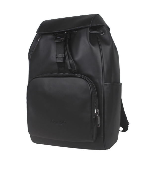 Coach Logo Backpack In Black